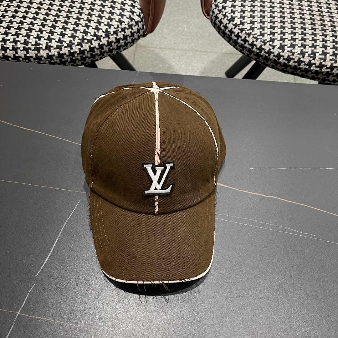  Lv路易威登 2025新款女款帽子女鸭舌帽韩版硬顶棒球帽男宽帽檐遮阳防晒显脸小