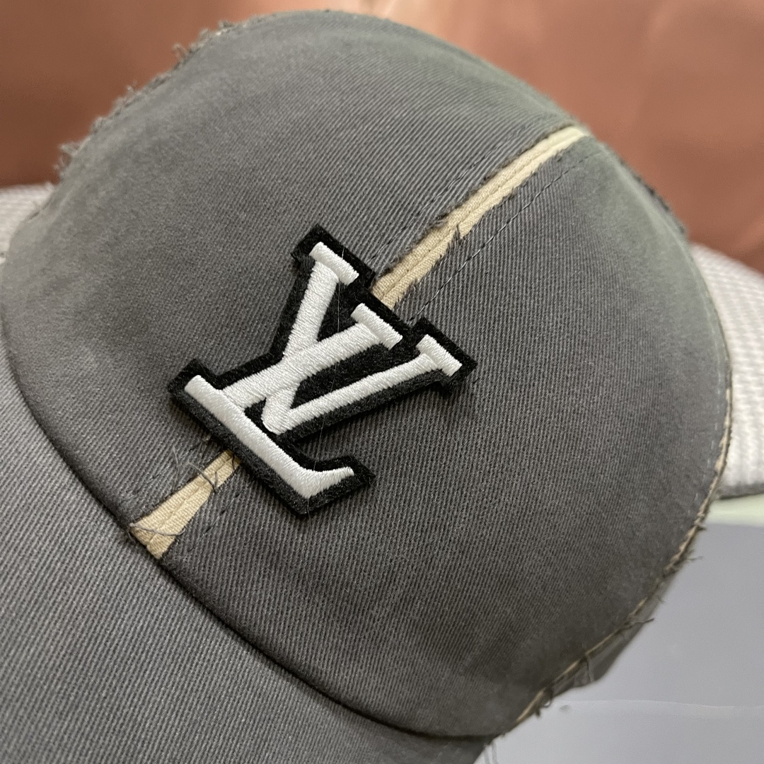  Lv路易威登 2025新款女款帽子女鸭舌帽韩版硬顶棒球帽男宽帽檐遮阳防晒显脸小