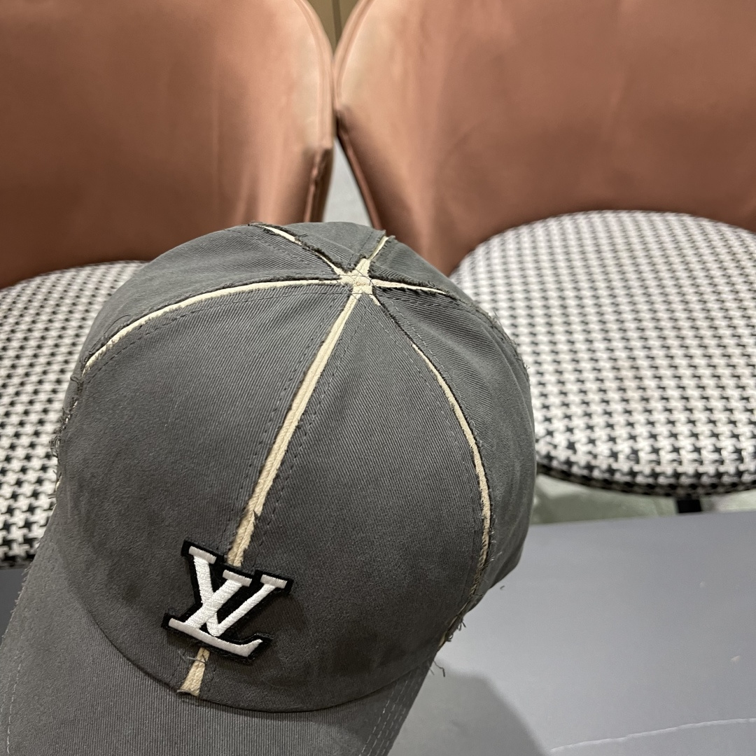  Lv路易威登 2025新款女款帽子女鸭舌帽韩版硬顶棒球帽男宽帽檐遮阳防晒显脸小