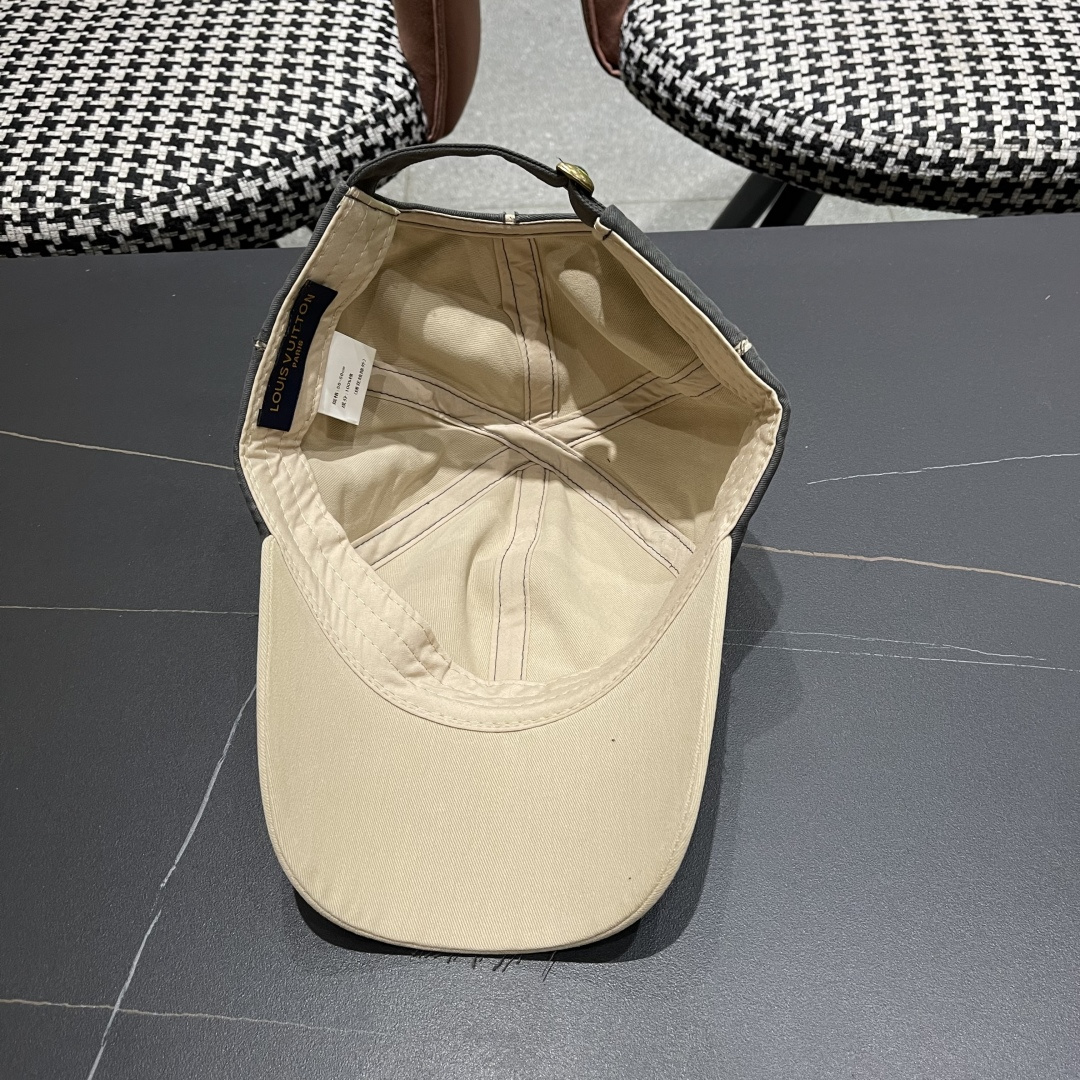  Lv路易威登 2025新款女款帽子女鸭舌帽韩版硬顶棒球帽男宽帽檐遮阳防晒显脸小
