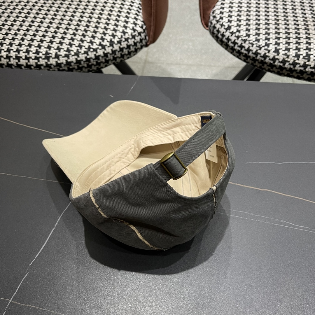  Lv路易威登 2025新款女款帽子女鸭舌帽韩版硬顶棒球帽男宽帽檐遮阳防晒显脸小