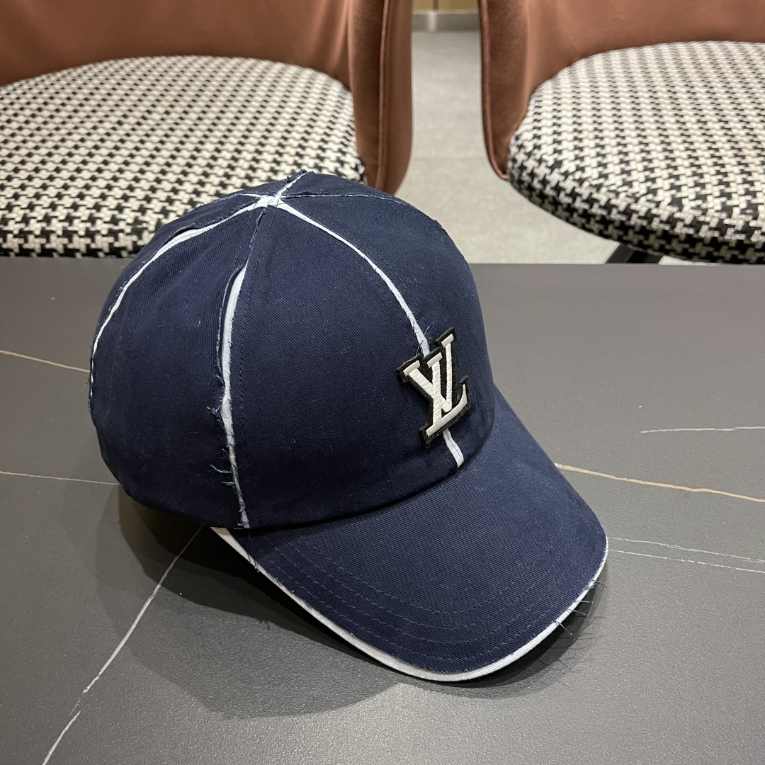  Lv路易威登 2025新款女款帽子女鸭舌帽韩版硬顶棒球帽男宽帽檐遮阳防晒显脸小