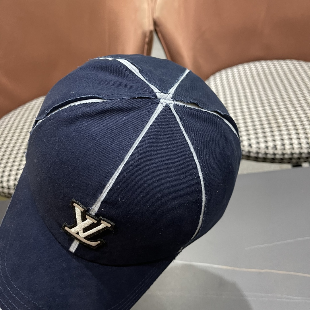  Lv路易威登 2025新款女款帽子女鸭舌帽韩版硬顶棒球帽男宽帽檐遮阳防晒显脸小