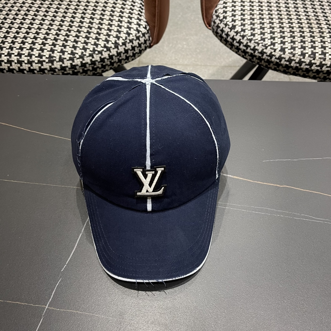  Lv路易威登 2025新款女款帽子女鸭舌帽韩版硬顶棒球帽男宽帽檐遮阳防晒显脸小