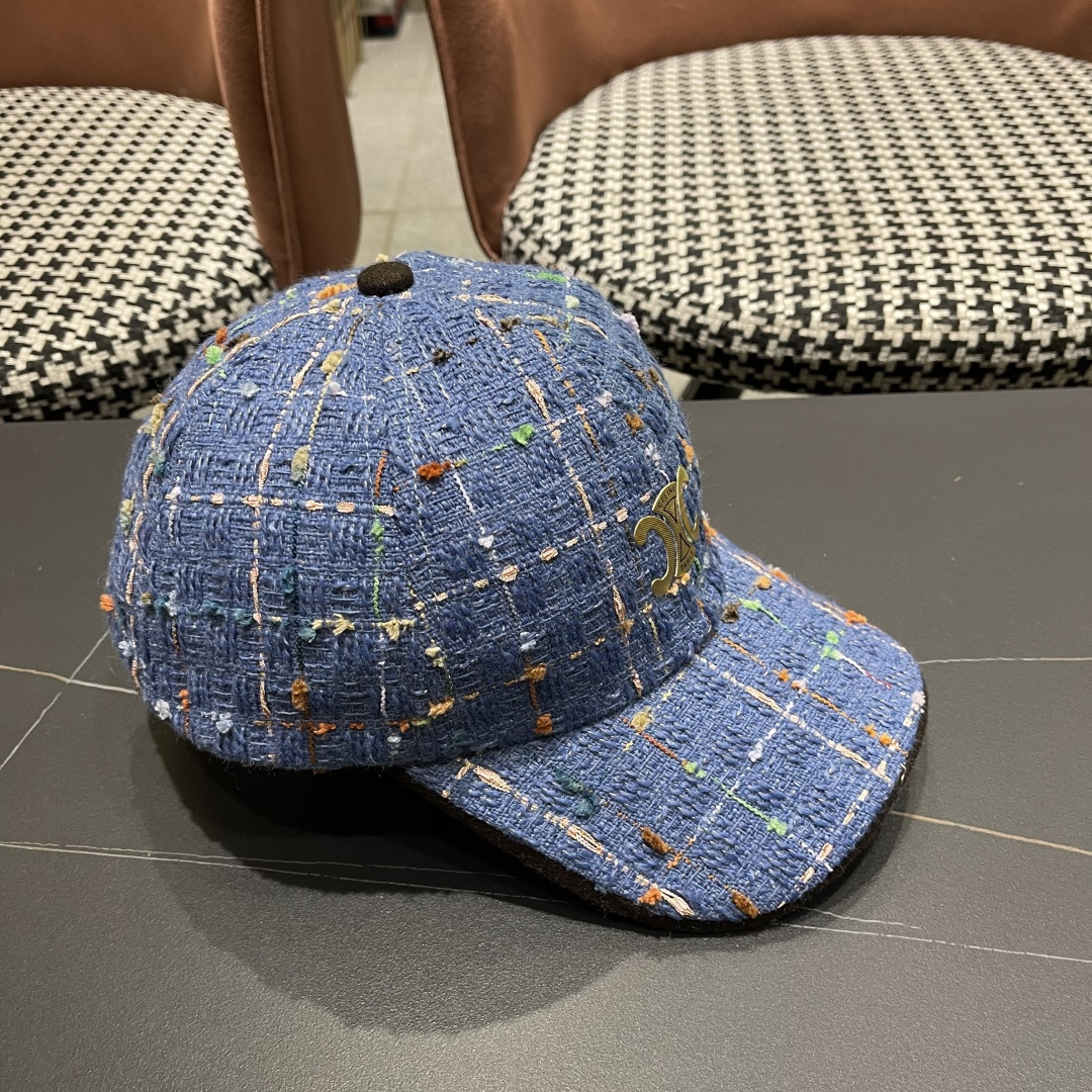  赛琳 早秋新款简约网格纹棒球帽女网眼透气遮阳帽时尚百搭鸭舌帽潮男