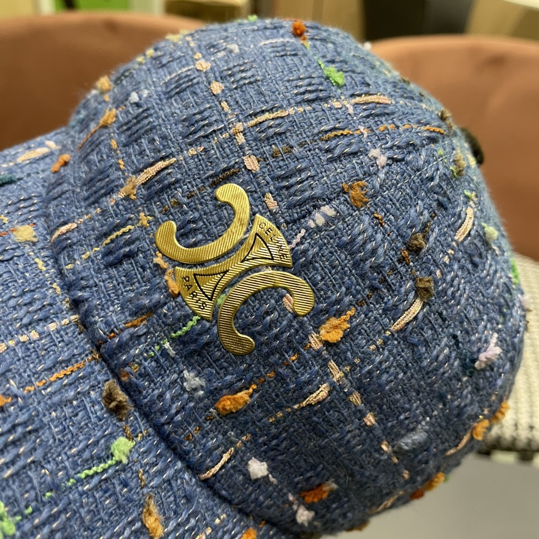  赛琳 早秋新款简约网格纹棒球帽女网眼透气遮阳帽时尚百搭鸭舌帽潮男