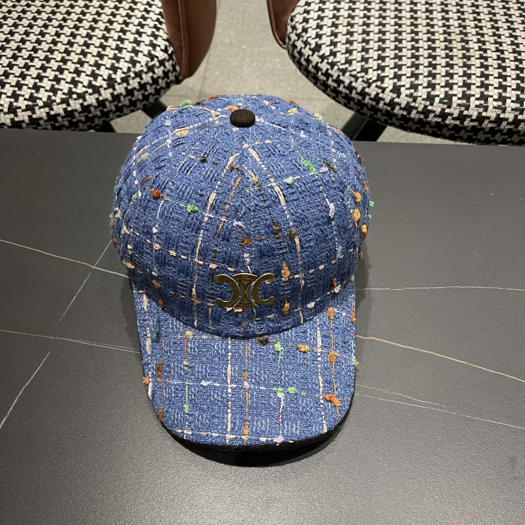  赛琳 早秋新款简约网格纹棒球帽女网眼透气遮阳帽时尚百搭鸭舌帽潮男