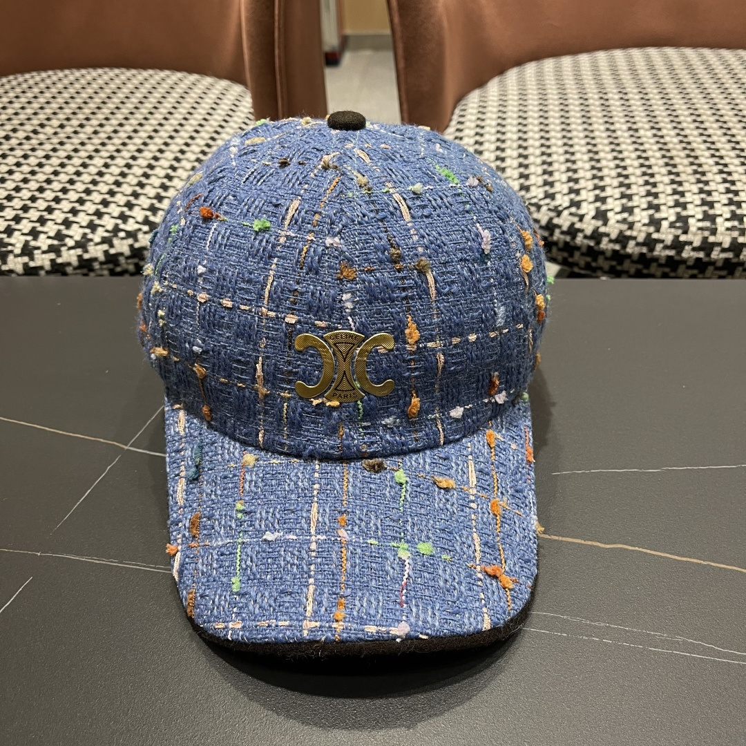  赛琳 早秋新款简约网格纹棒球帽女网眼透气遮阳帽时尚百搭鸭舌帽潮男