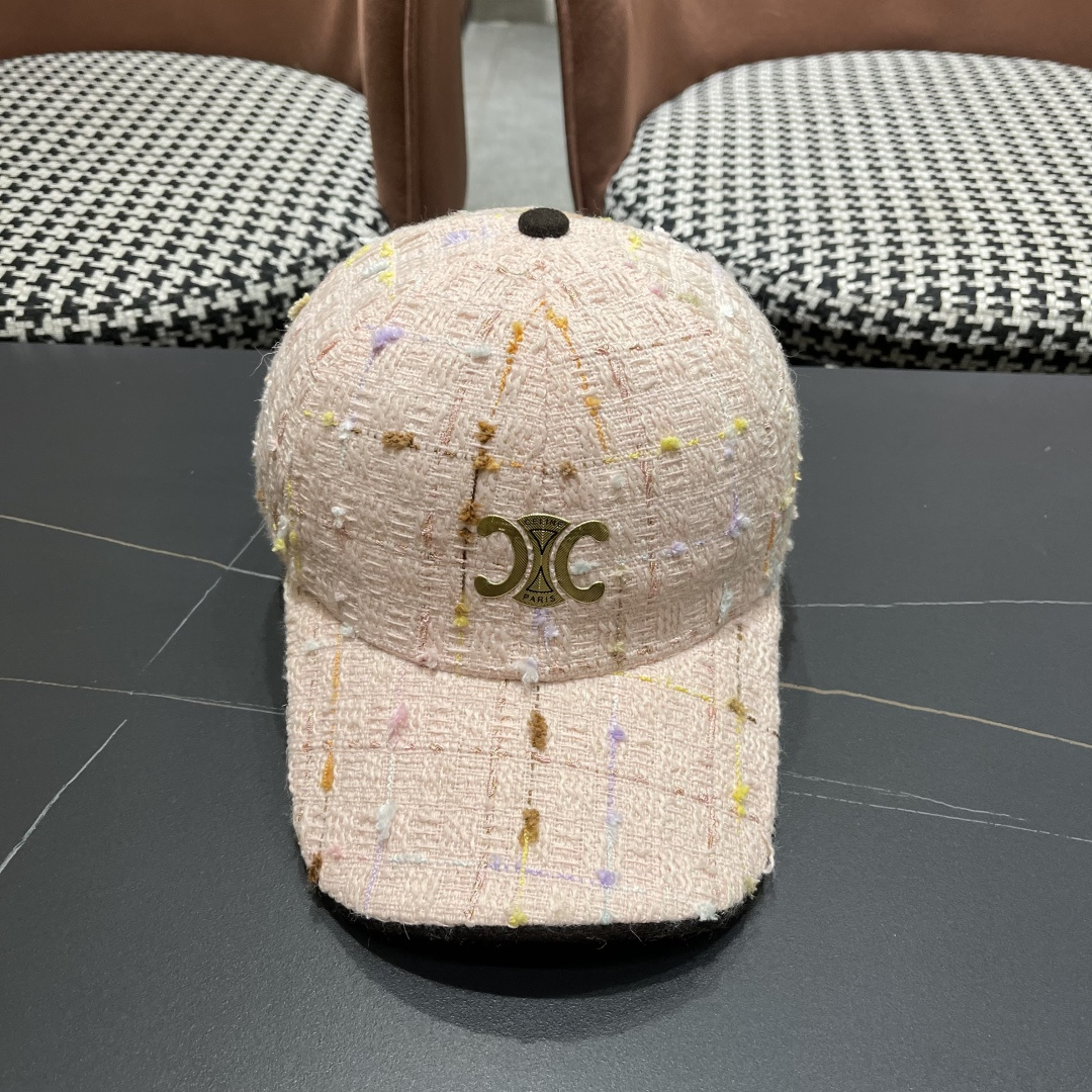  赛琳 早秋新款简约网格纹棒球帽女网眼透气遮阳帽时尚百搭鸭舌帽潮男