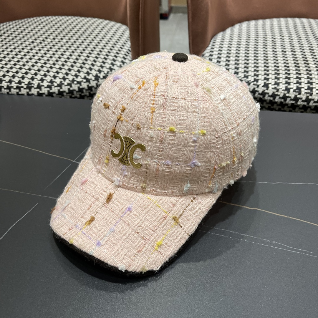  赛琳 早秋新款简约网格纹棒球帽女网眼透气遮阳帽时尚百搭鸭舌帽潮男