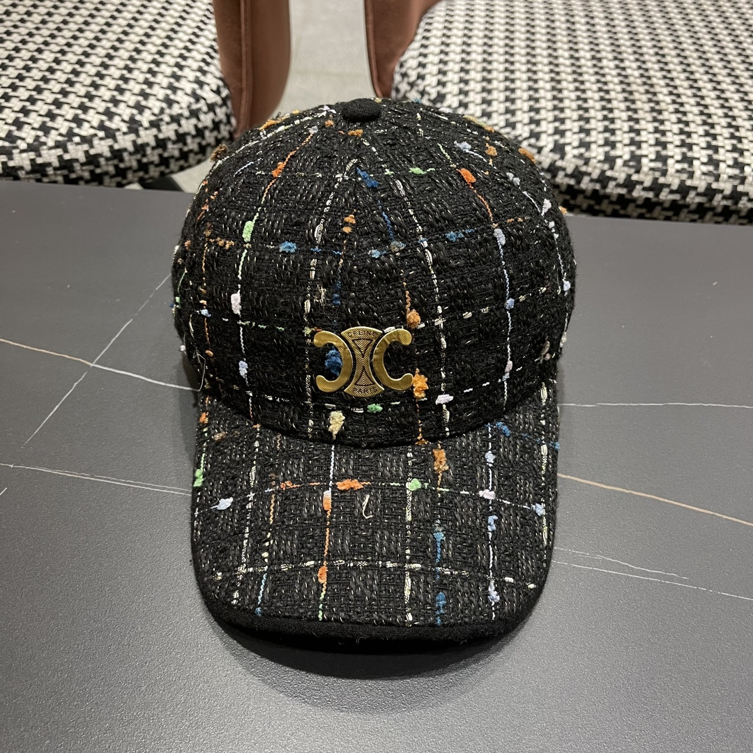  赛琳 早秋新款简约网格纹棒球帽女网眼透气遮阳帽时尚百搭鸭舌帽潮男