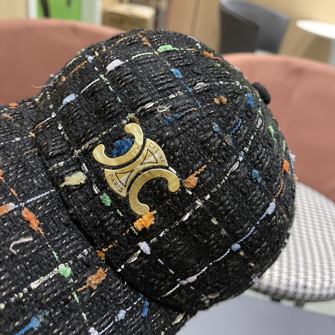  赛琳 早秋新款简约网格纹棒球帽女网眼透气遮阳帽时尚百搭鸭舌帽潮男