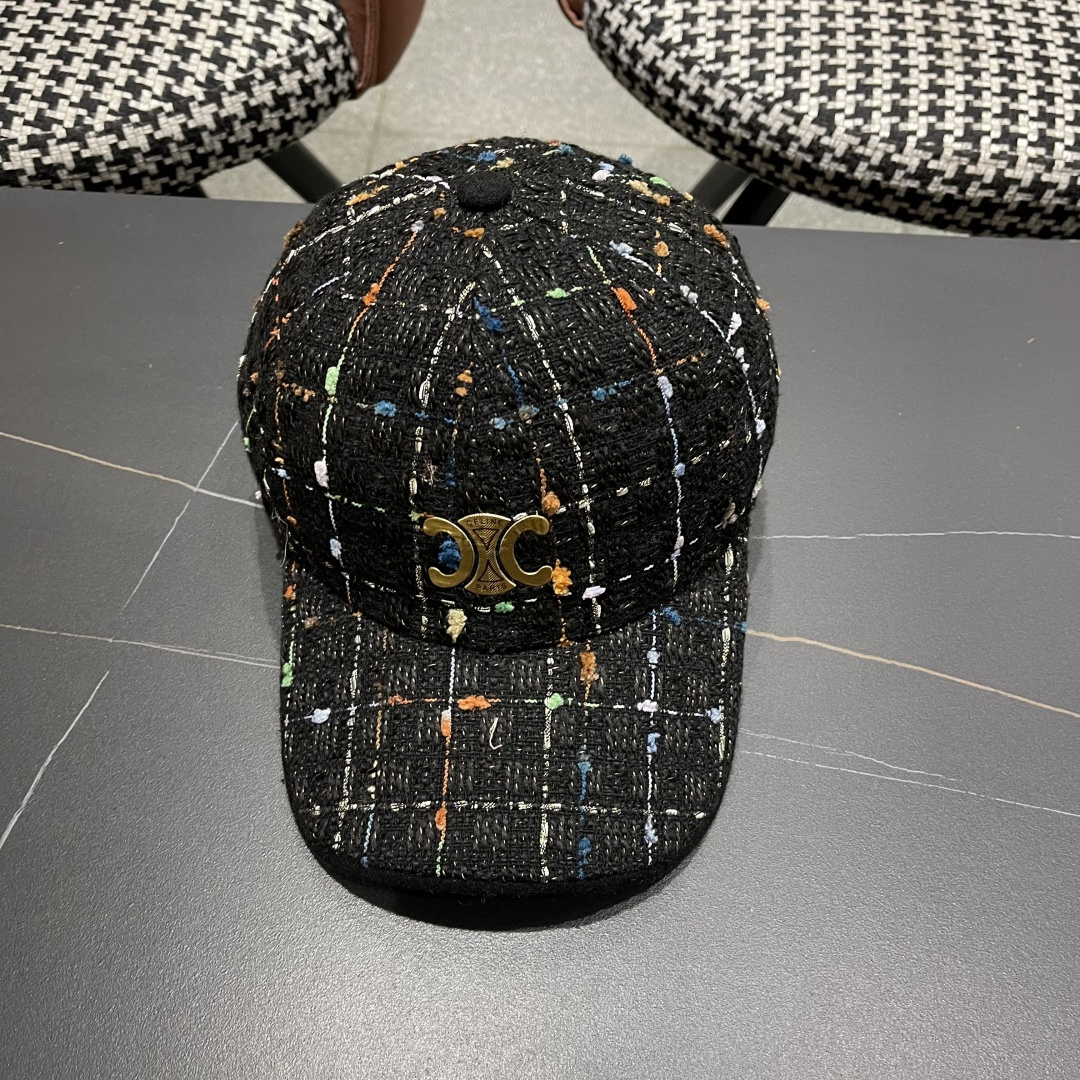  赛琳 早秋新款简约网格纹棒球帽女网眼透气遮阳帽时尚百搭鸭舌帽潮男