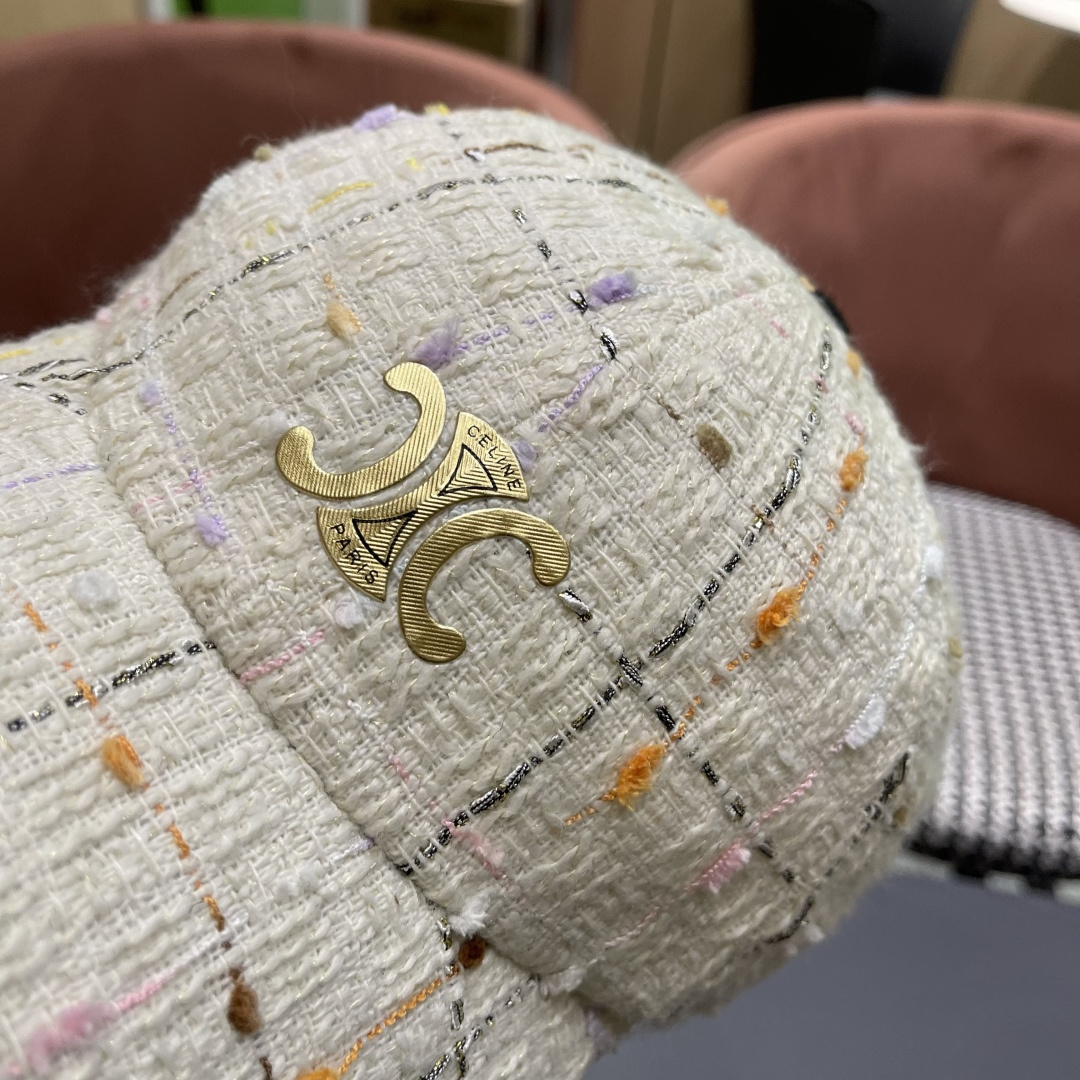  赛琳 早秋新款简约网格纹棒球帽女网眼透气遮阳帽时尚百搭鸭舌帽潮男