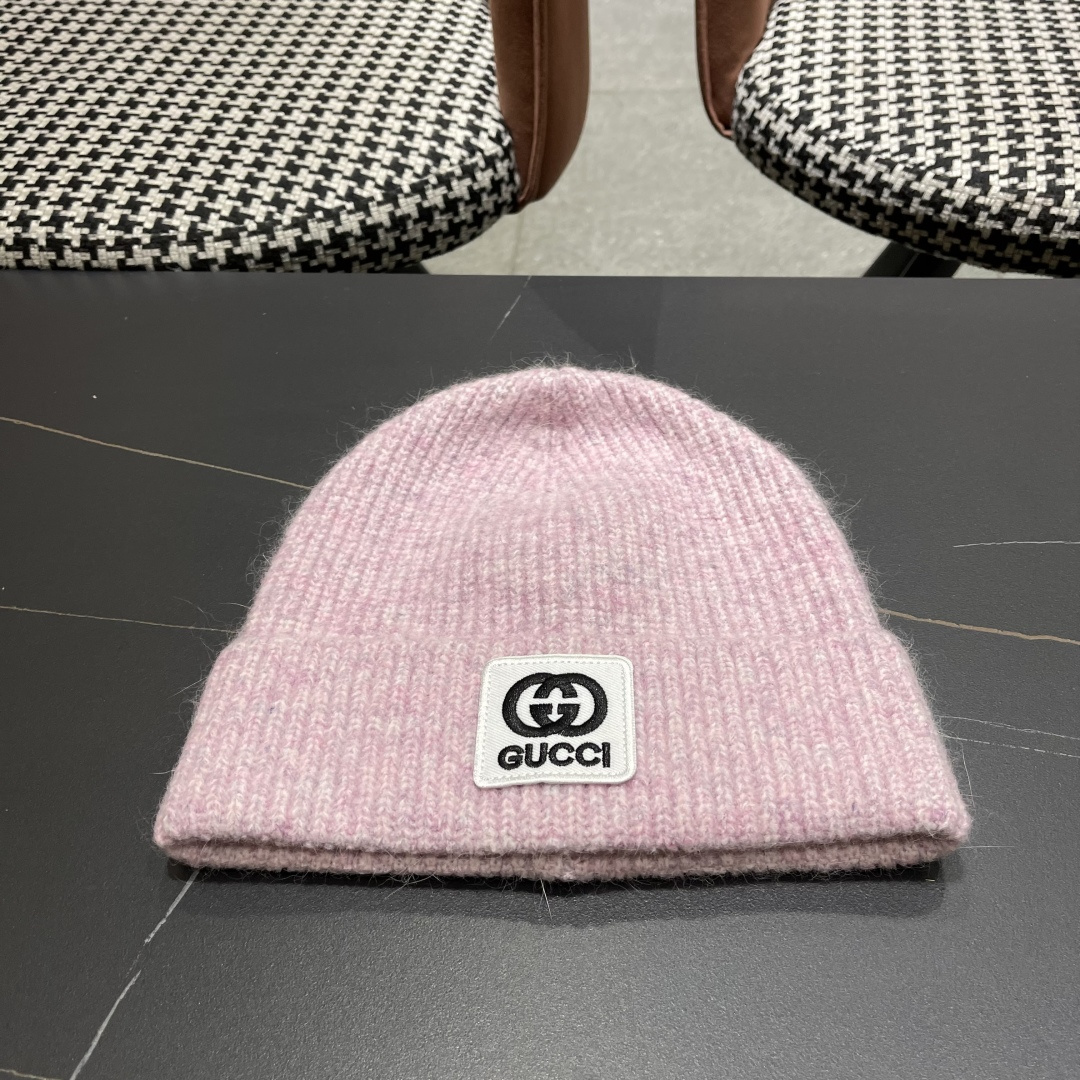  古奇 日本护耳针织帽弹力休闲秋冬保暖百搭
毛线帽男女