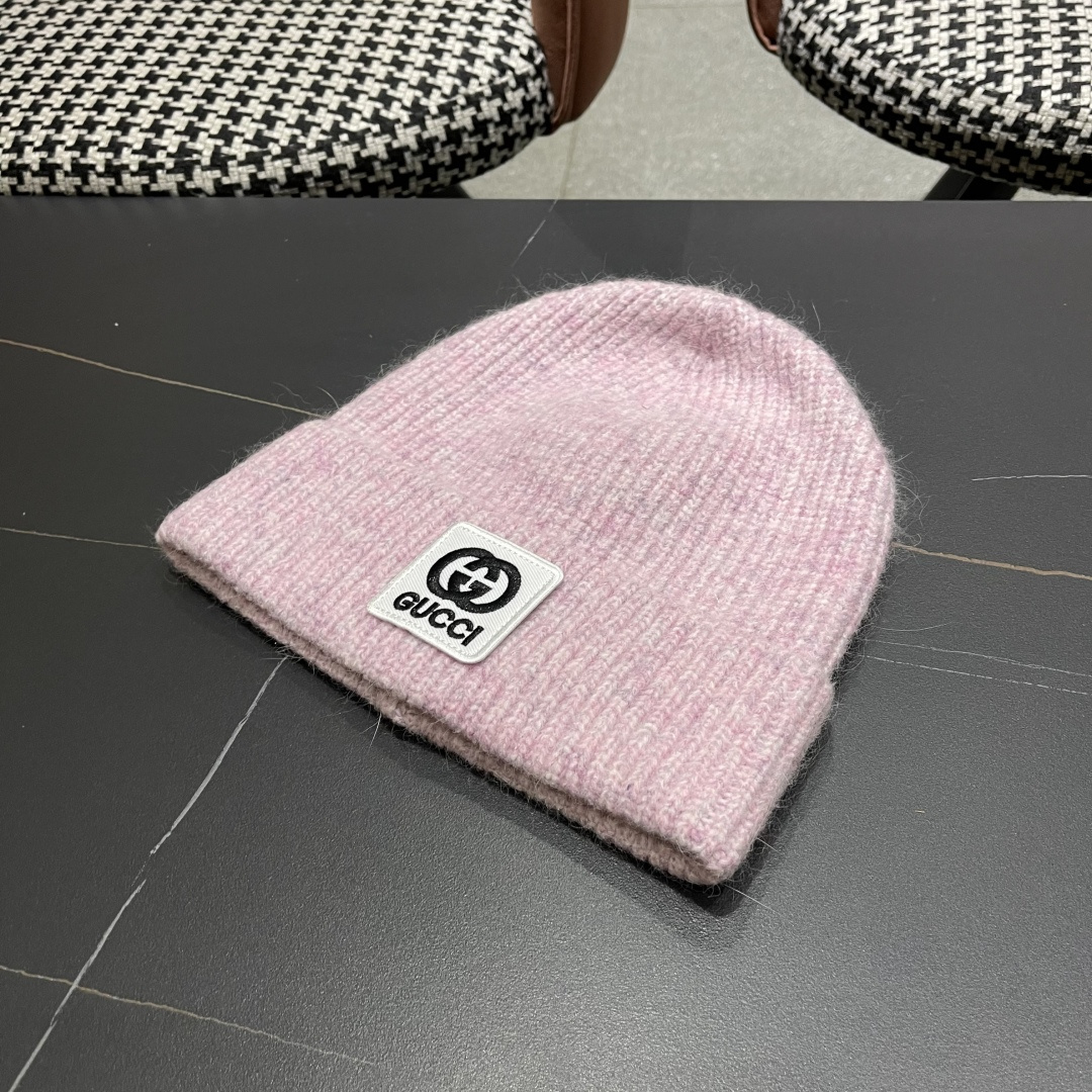  古奇 日本护耳针织帽弹力休闲秋冬保暖百搭
毛线帽男女