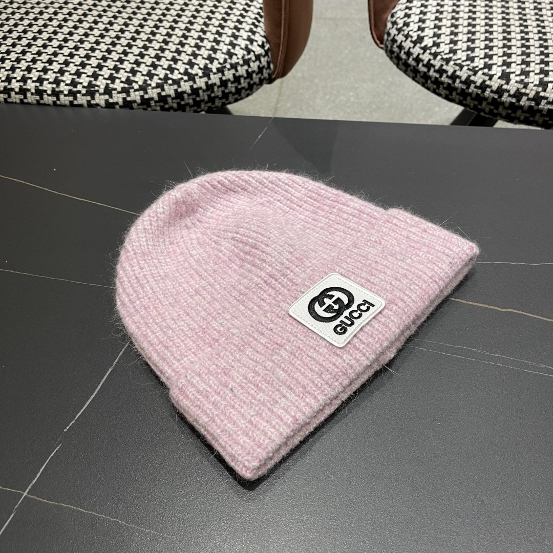  古奇 日本护耳针织帽弹力休闲秋冬保暖百搭
毛线帽男女