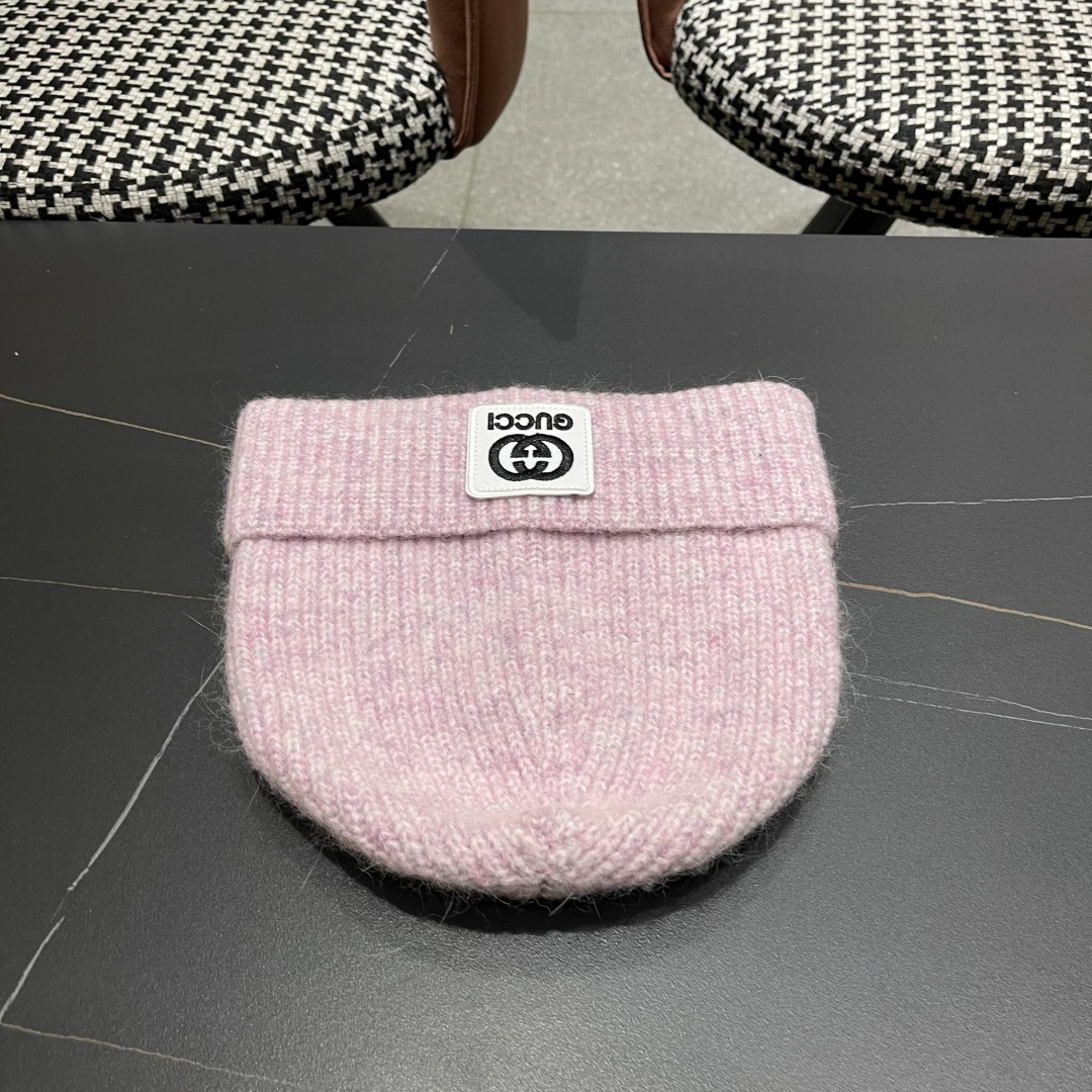  古奇 日本护耳针织帽弹力休闲秋冬保暖百搭
毛线帽男女