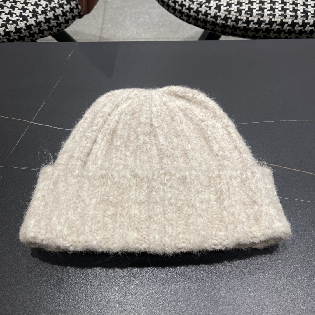 古奇 日系条纹保暖毛线帽子女户外滑雪宽松情侣新款冷帽时尚针织帽