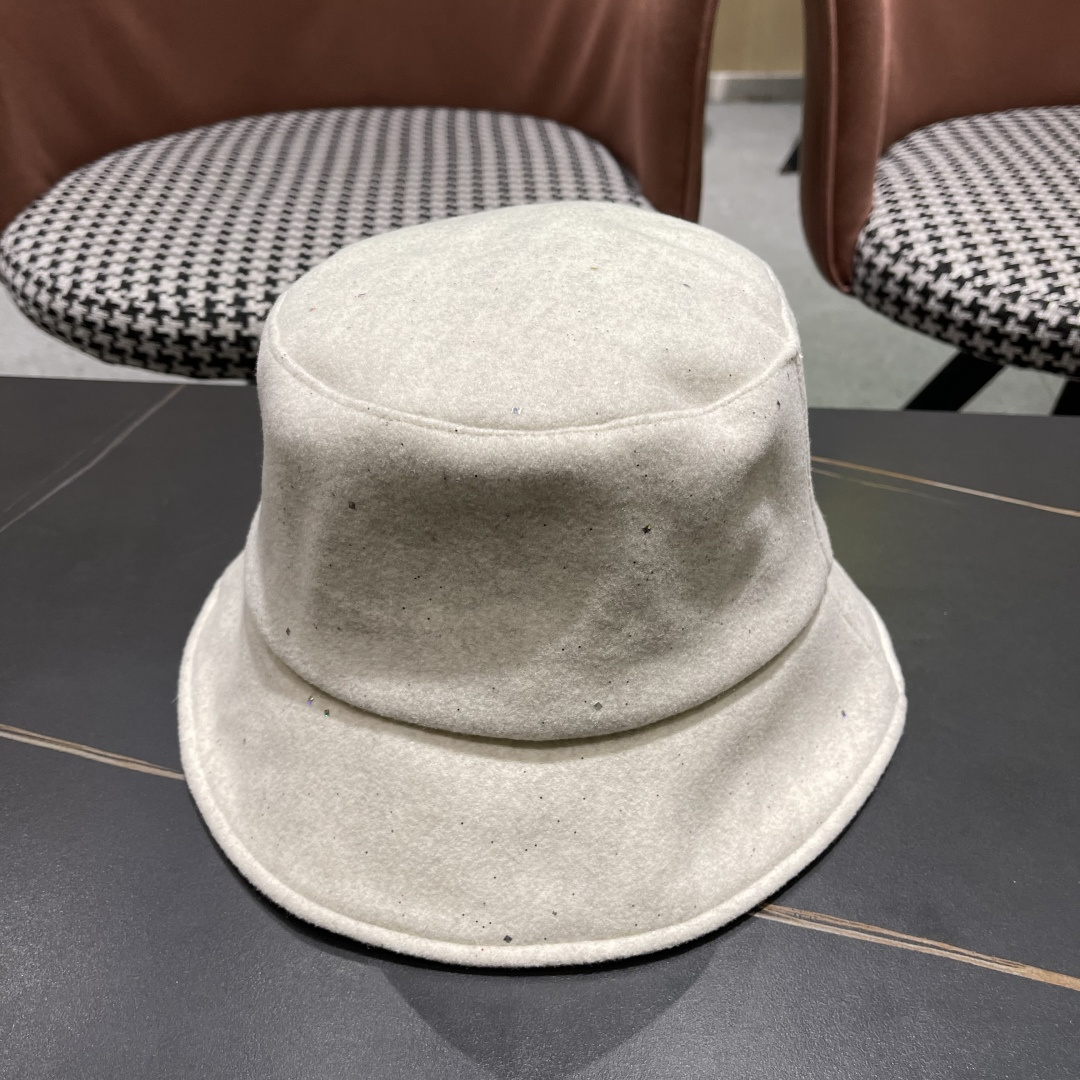 普拉达 黑钻亮线隐闪渔夫帽夏透气女帽子柔软显脸小遮阳帽韩版百搭黑盆帽