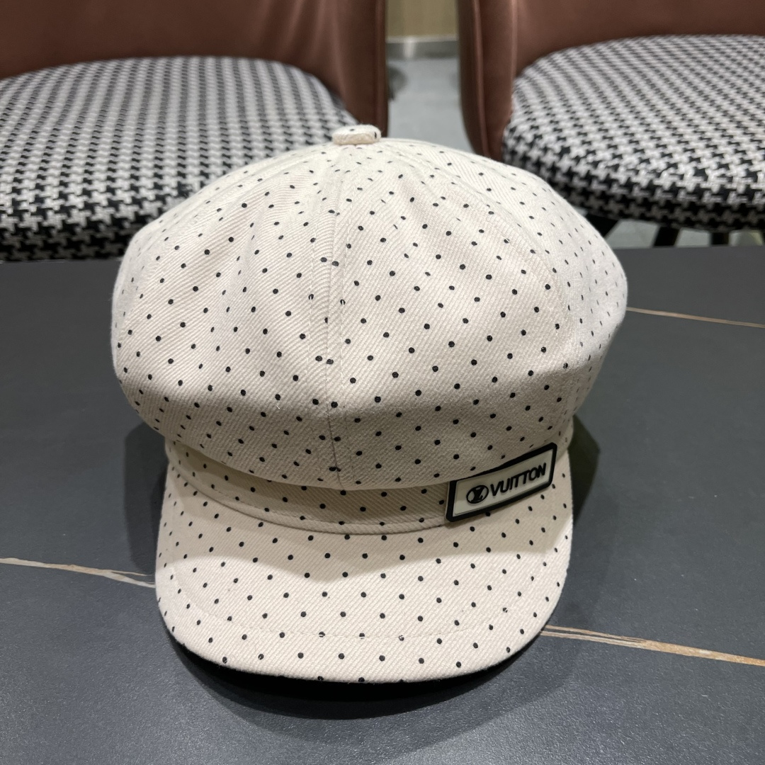  Lv路易威登 2025八角帽女休闲复古时尚百搭贝雷帽秋季文艺画家帽