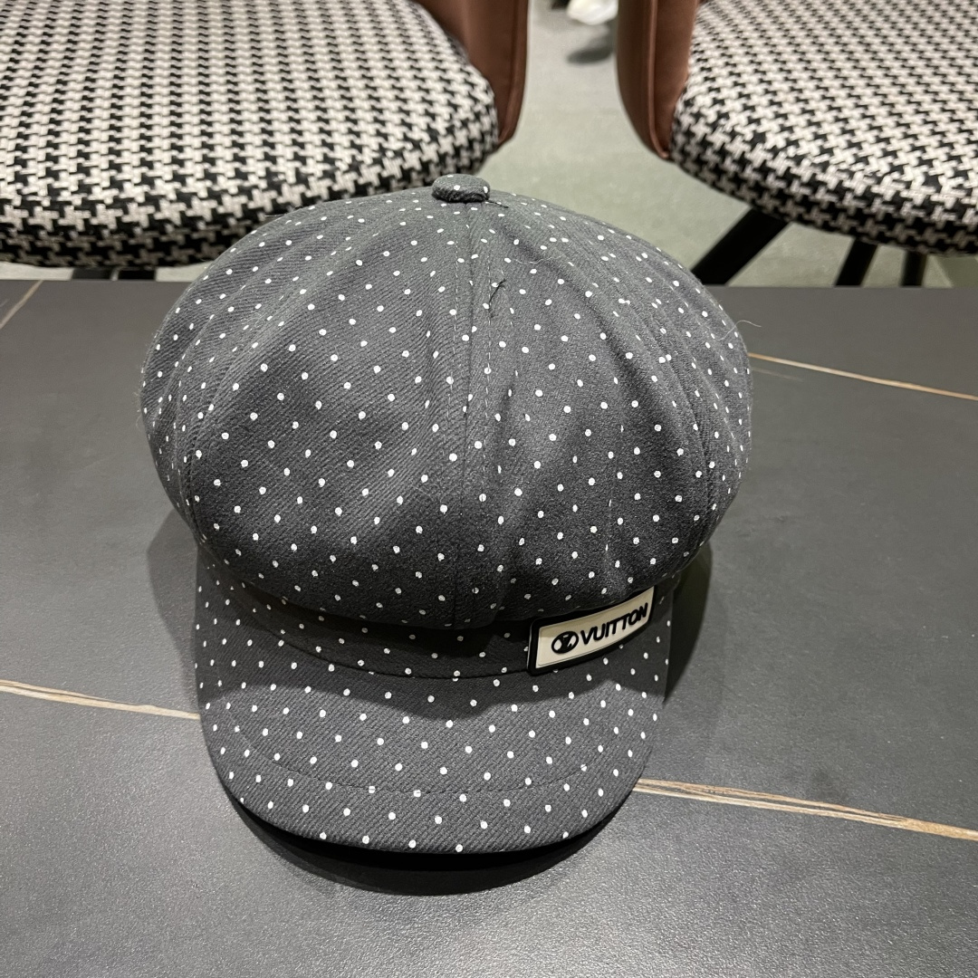  Lv路易威登 2025八角帽女休闲复古时尚百搭贝雷帽秋季文艺画家帽