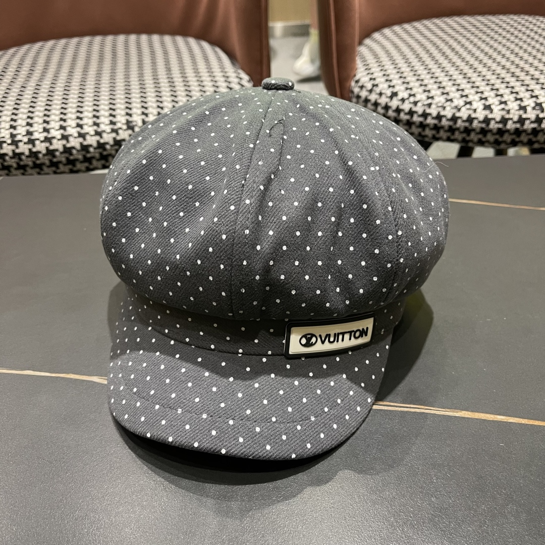  Lv路易威登 2025八角帽女休闲复古时尚百搭贝雷帽秋季文艺画家帽