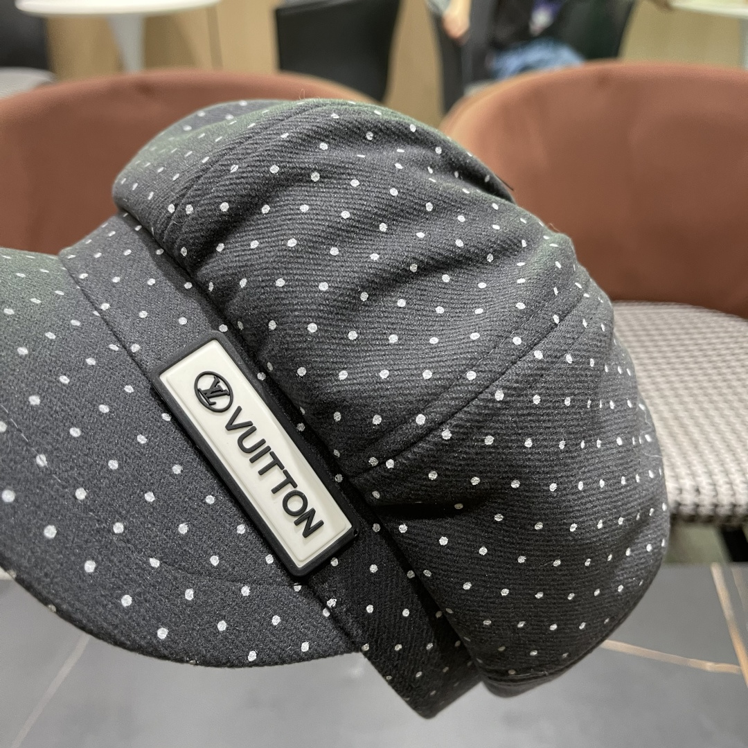  Lv路易威登 2025八角帽女休闲复古时尚百搭贝雷帽秋季文艺画家帽
