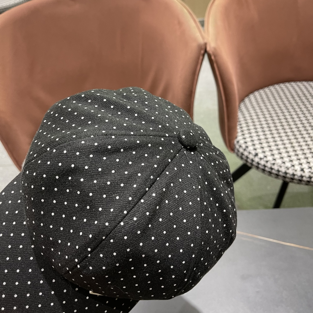  Lv路易威登 2025八角帽女休闲复古时尚百搭贝雷帽秋季文艺画家帽