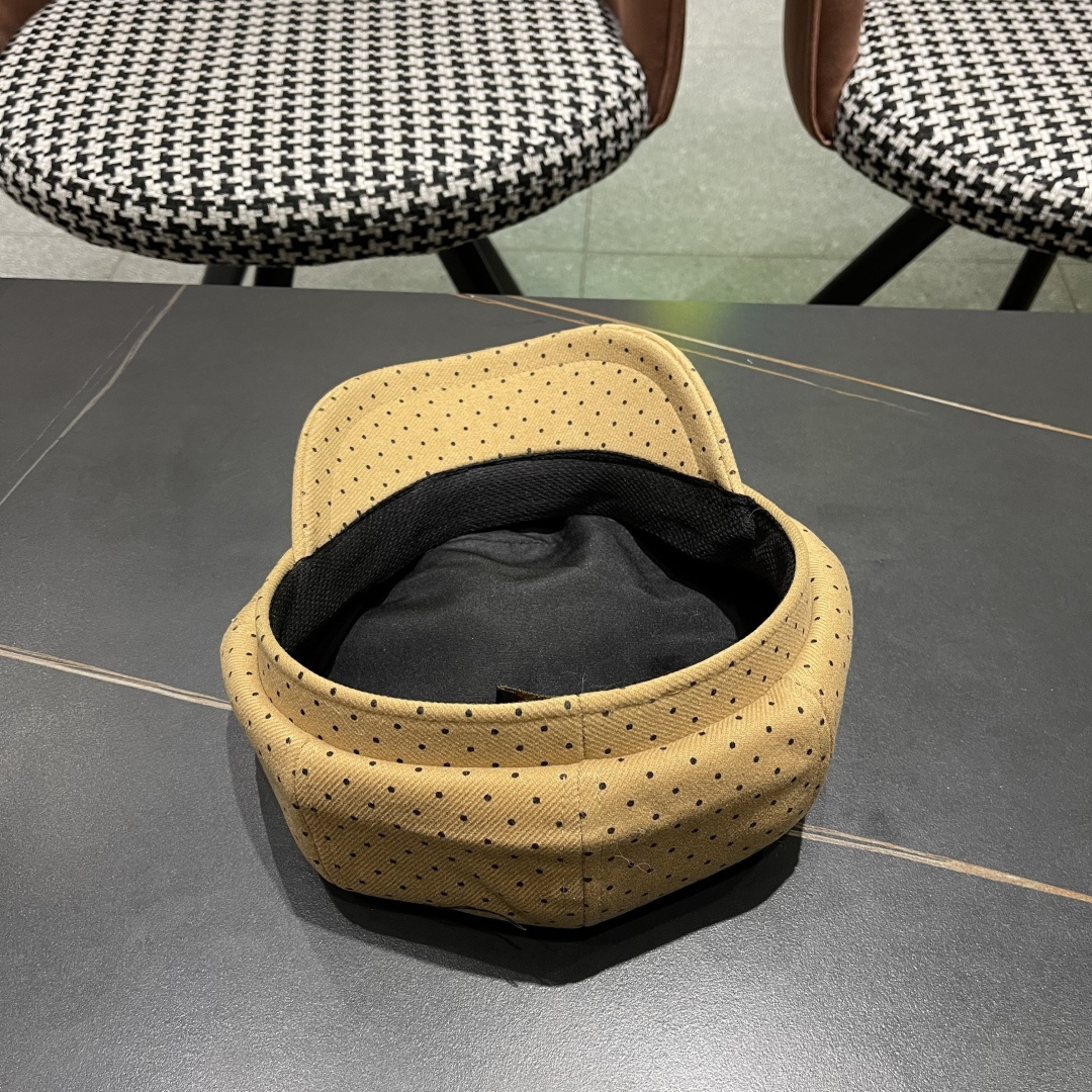  Lv路易威登 2025八角帽女休闲复古时尚百搭贝雷帽秋季文艺画家帽