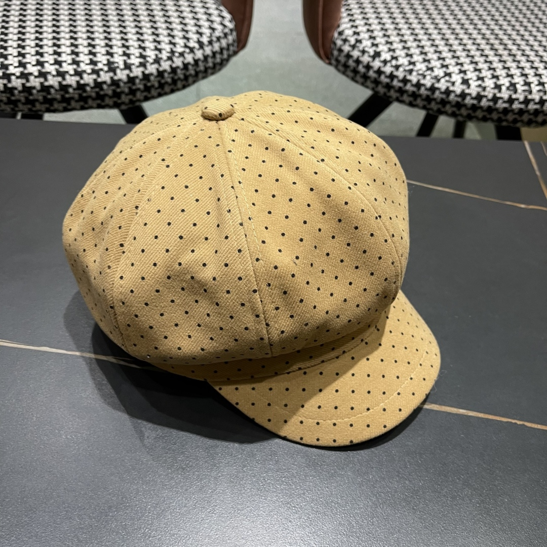  Lv路易威登 2025八角帽女休闲复古时尚百搭贝雷帽秋季文艺画家帽