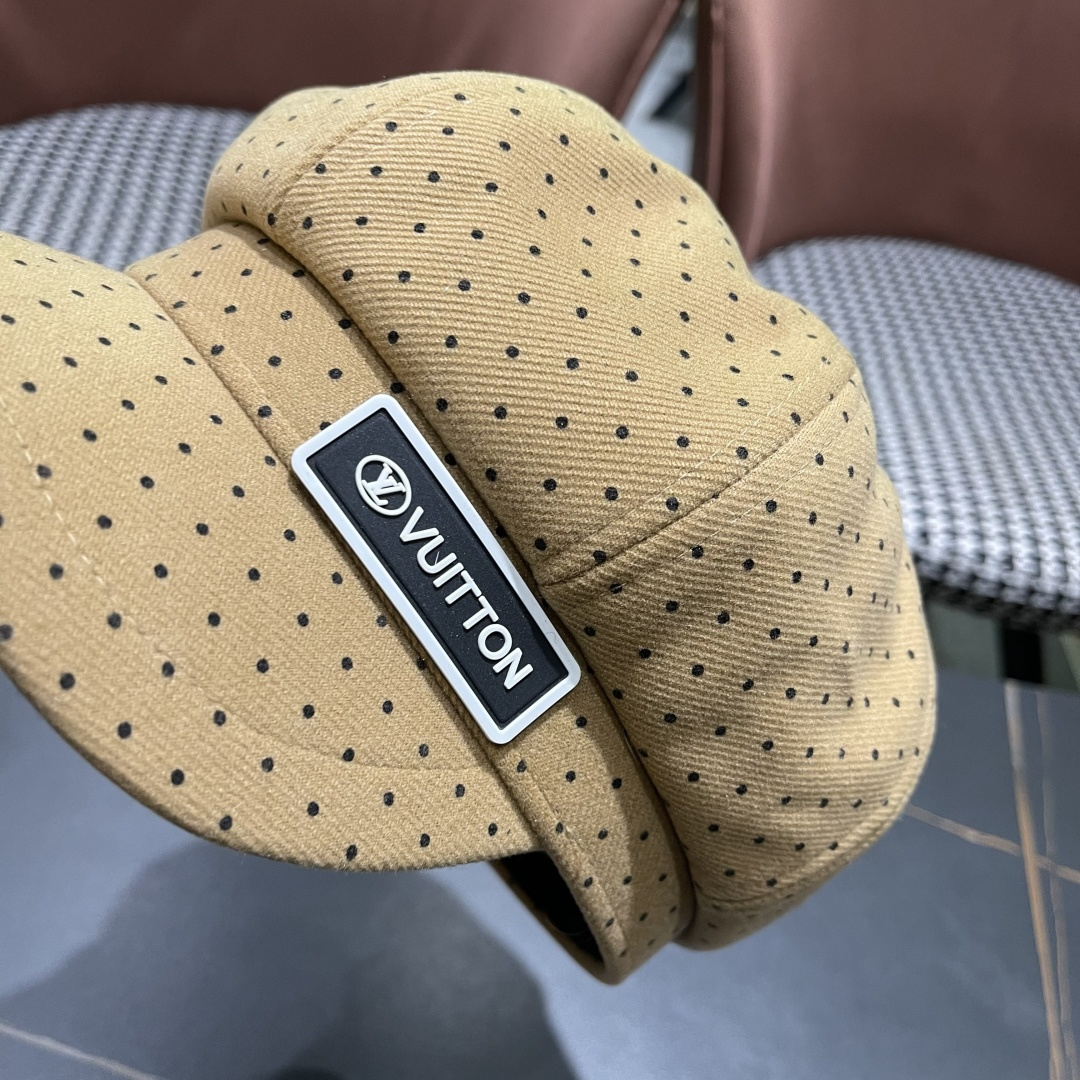  Lv路易威登 2025八角帽女休闲复古时尚百搭贝雷帽秋季文艺画家帽