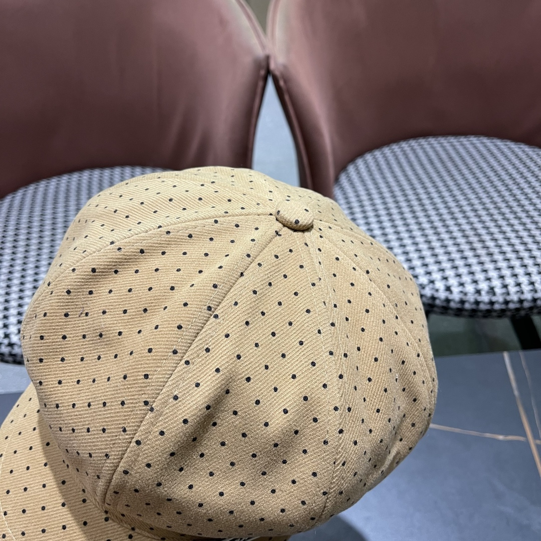  Lv路易威登 2025八角帽女休闲复古时尚百搭贝雷帽秋季文艺画家帽