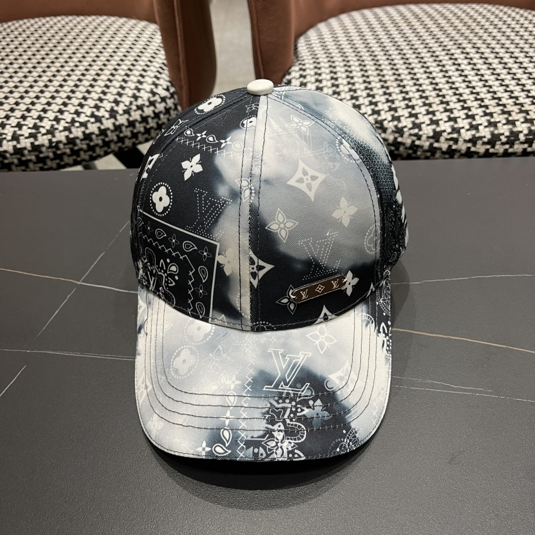  路易威登棒球帽LouisVuitton👒😍2025新款LV棒球帽，重工打造♥完美刺绣，高端大气，百搭款