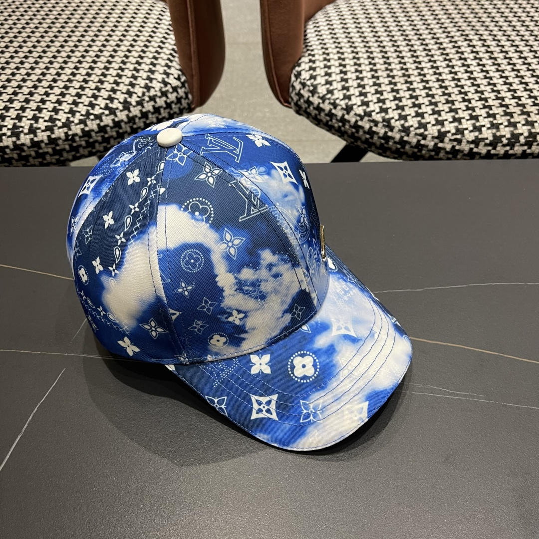  路易威登棒球帽LouisVuitton👒😍2025新款LV棒球帽，重工打造♥完美刺绣，高端大气，百搭款