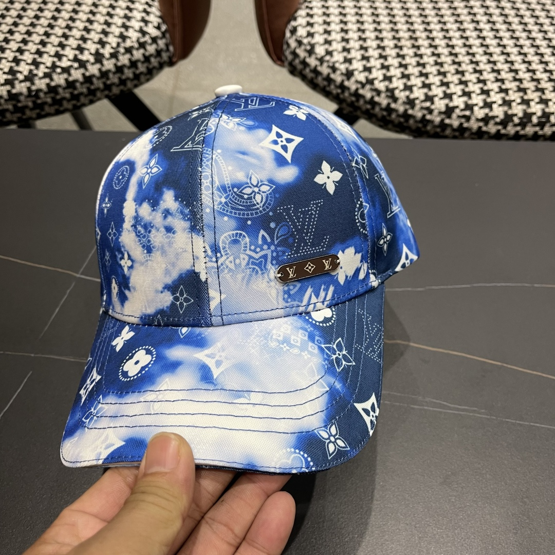  路易威登棒球帽LouisVuitton👒😍2025新款LV棒球帽，重工打造♥完美刺绣，高端大气，百搭款