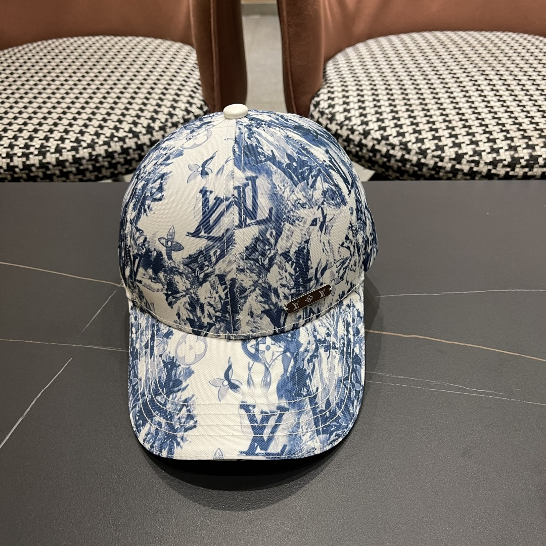  路易威登棒球帽LouisVuitton👒😍2025新款LV棒球帽，重工打造♥完美刺绣，高端大气，百搭款