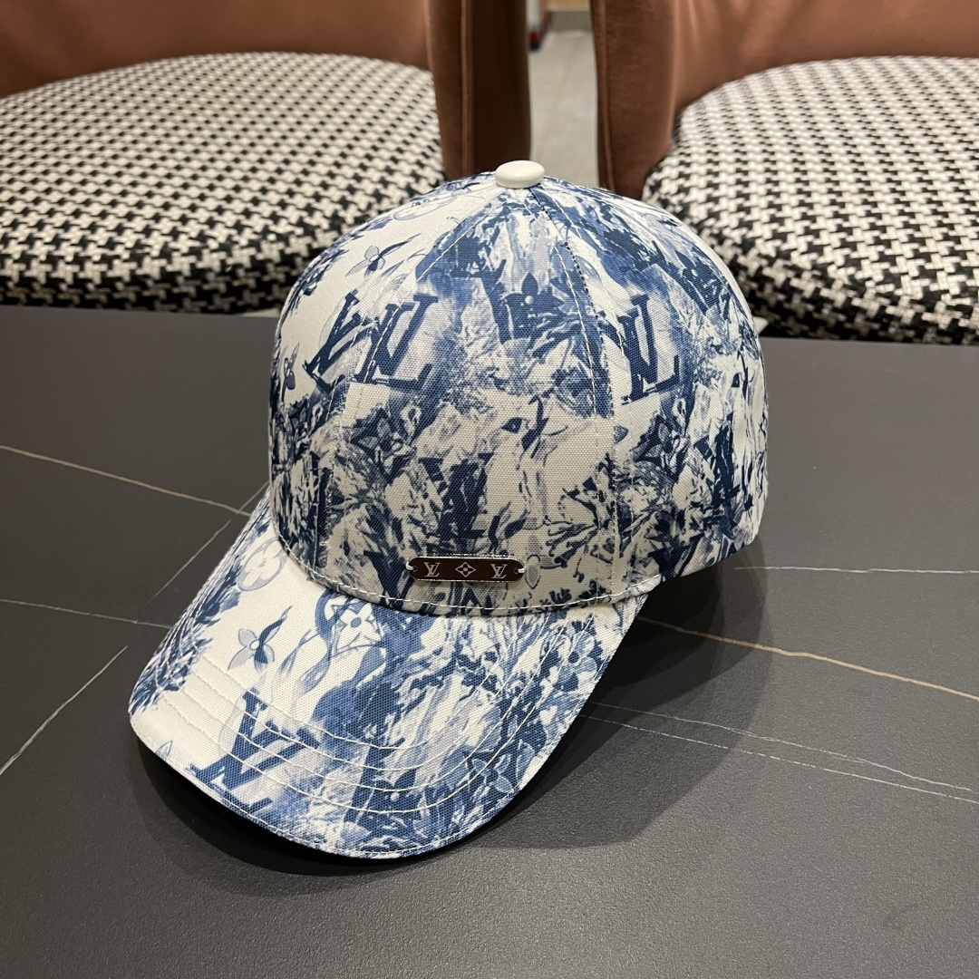  路易威登棒球帽LouisVuitton👒😍2025新款LV棒球帽，重工打造♥完美刺绣，高端大气，百搭款