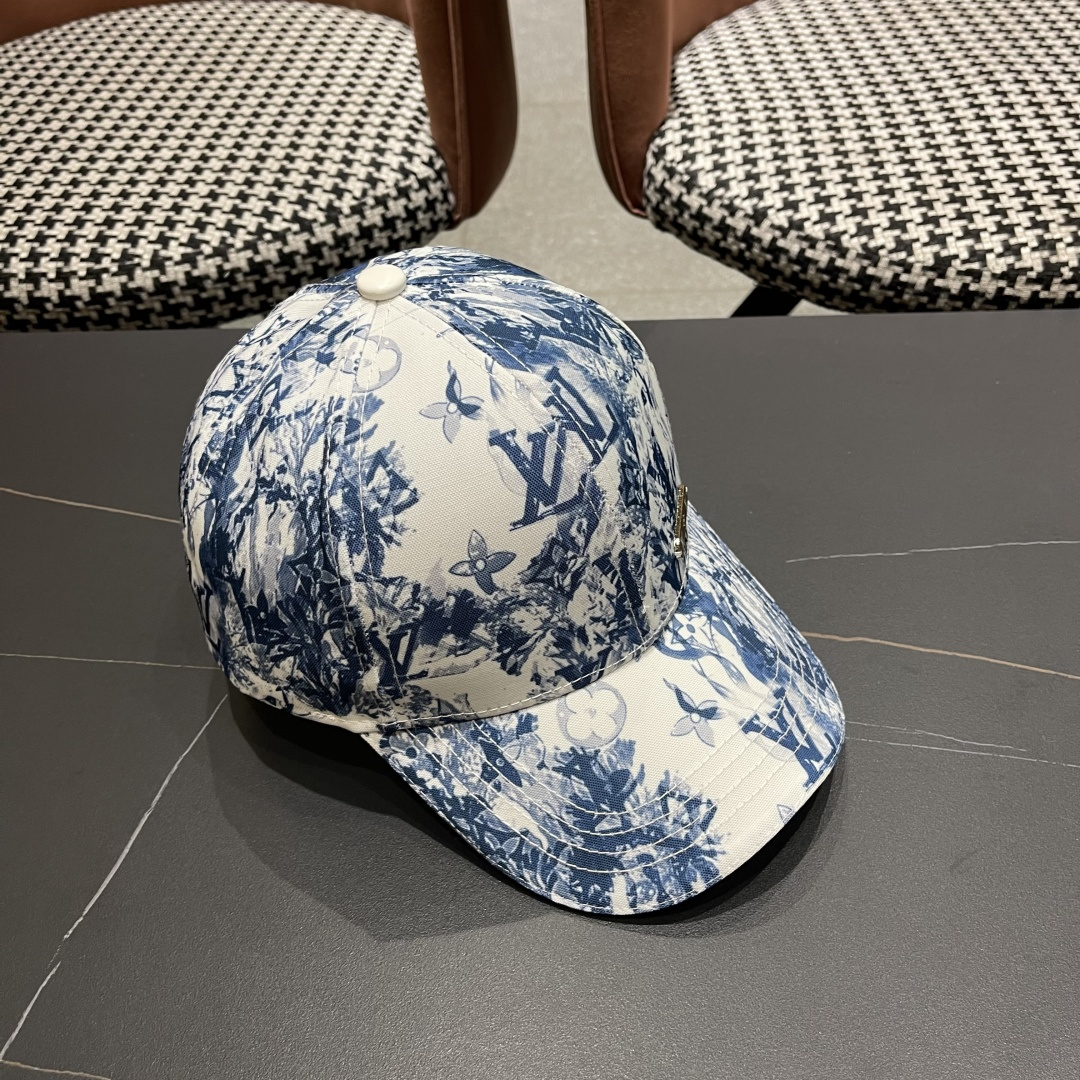  路易威登棒球帽LouisVuitton👒😍2025新款LV棒球帽，重工打造♥完美刺绣，高端大气，百搭款