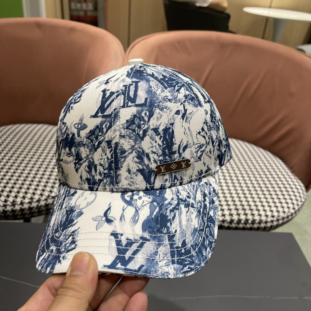  路易威登棒球帽LouisVuitton👒😍2025新款LV棒球帽，重工打造♥完美刺绣，高端大气，百搭款