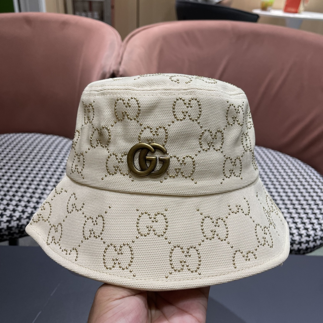 
GUCCI古奇渔夫帽👒2025官网新品Gucci🧢原单品质火爆来袭 工艺非常精美 高档大气上档次！低调