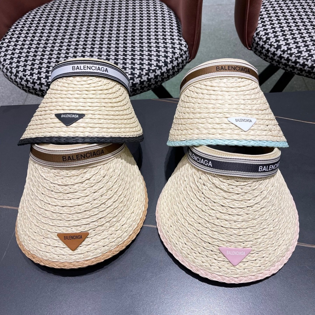   BALENCIAGA 巴黎世家， BALENCIAGA 巴黎世家，画家遮阳空顶帽 低调奢华 