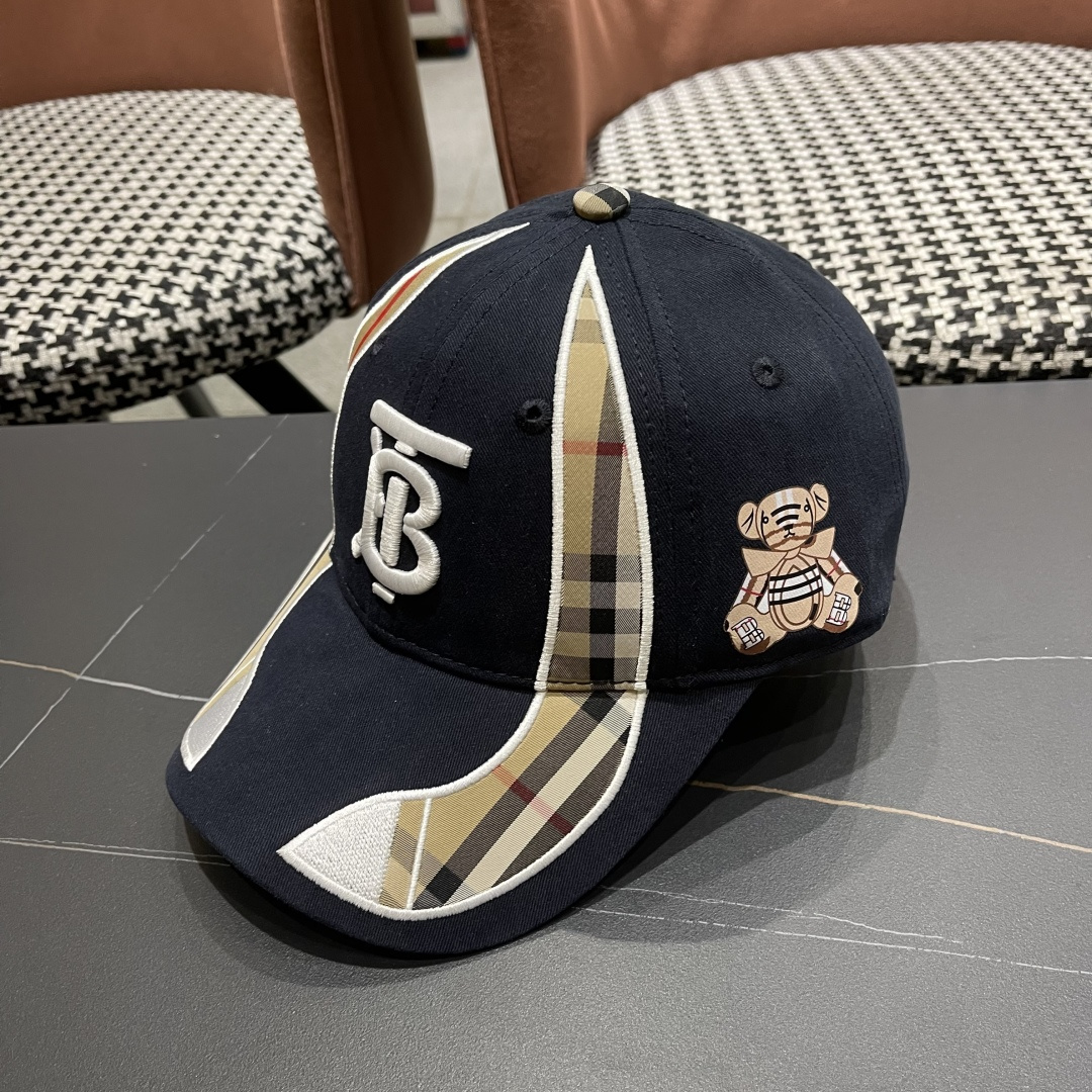 巴宝莉Burberry棒球帽新款百搭帽子显脸小夏季遮阳防晒户外运动小众