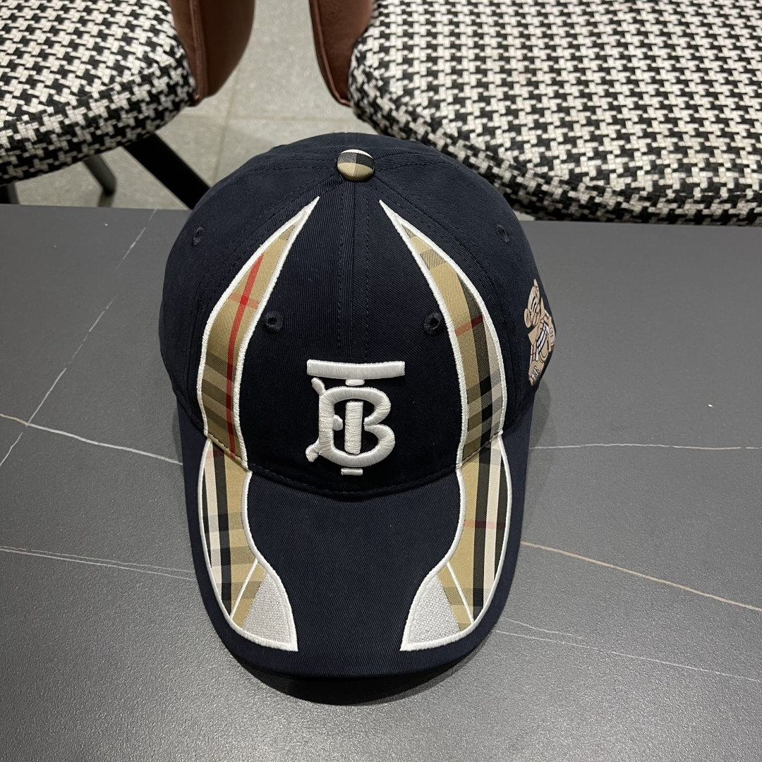 巴宝莉Burberry棒球帽新款百搭帽子显脸小夏季遮阳防晒户外运动小众