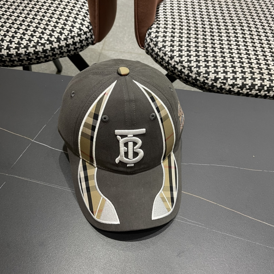 巴宝莉Burberry棒球帽新款百搭帽子显脸小夏季遮阳防晒户外运动小众