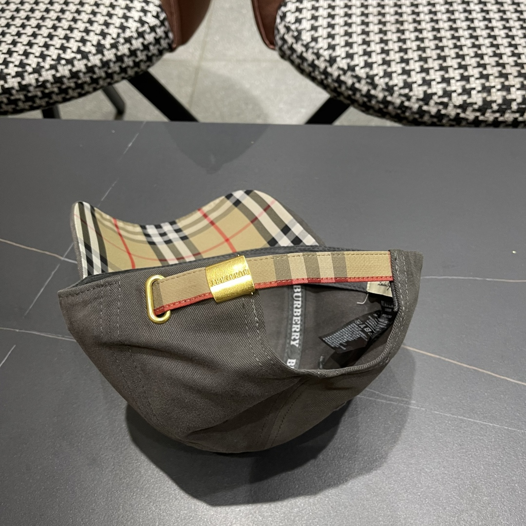 巴宝莉Burberry棒球帽新款百搭帽子显脸小夏季遮阳防晒户外运动小众