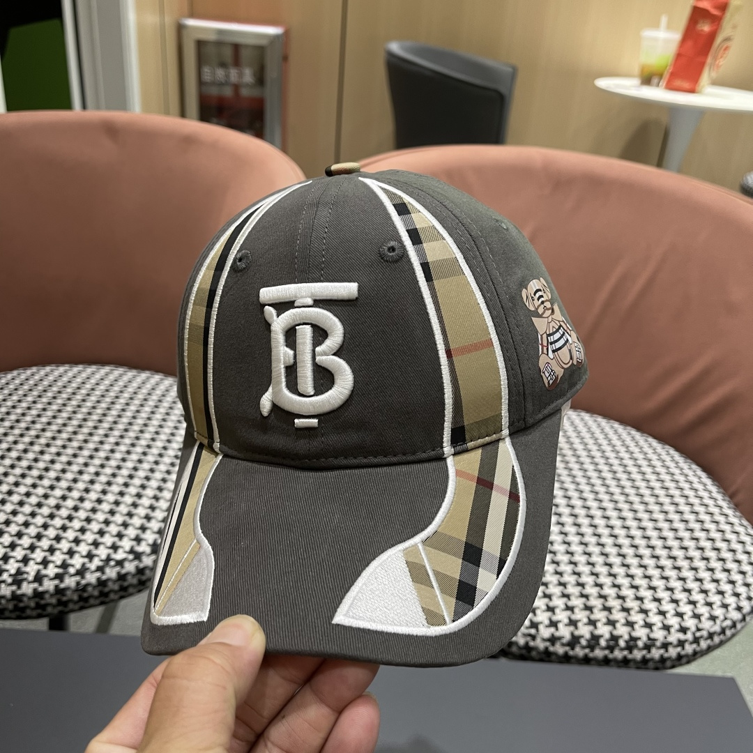 巴宝莉Burberry棒球帽新款百搭帽子显脸小夏季遮阳防晒户外运动小众