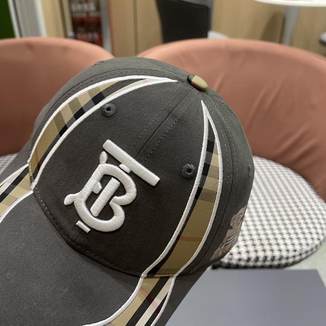 巴宝莉Burberry棒球帽新款百搭帽子显脸小夏季遮阳防晒户外运动小众