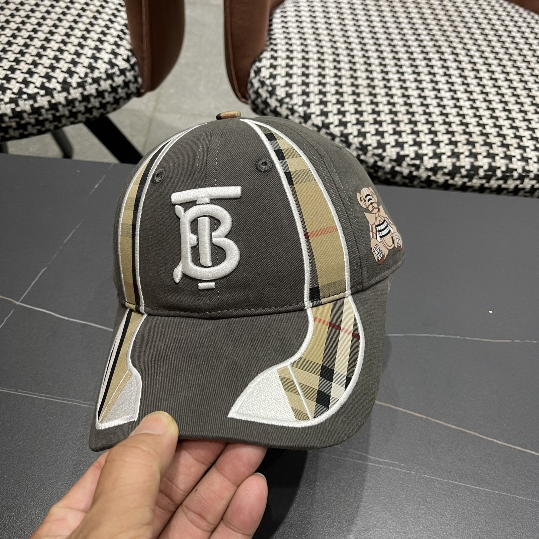 巴宝莉Burberry棒球帽新款百搭帽子显脸小夏季遮阳防晒户外运动小众