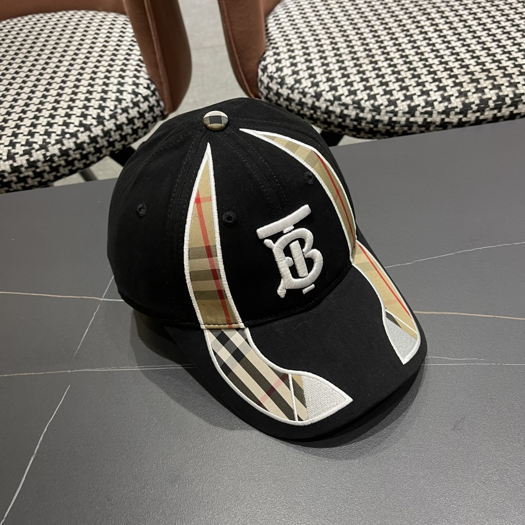 巴宝莉Burberry棒球帽新款百搭帽子显脸小夏季遮阳防晒户外运动小众